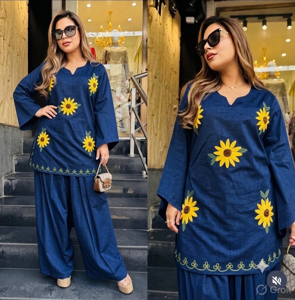 Sunflower pure cotton cord sets (M)