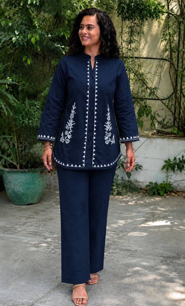 Navy Blue Cord Set (M)